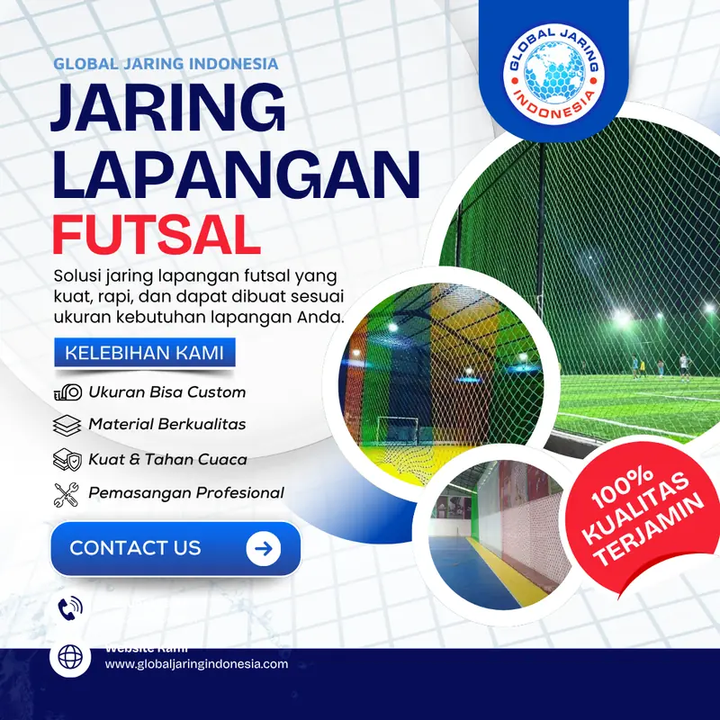 Jaring lapangan futsal