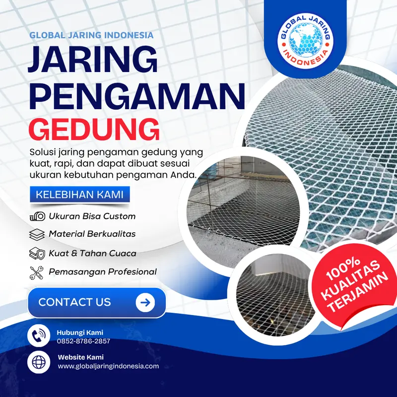 Jaring pengaman gedung