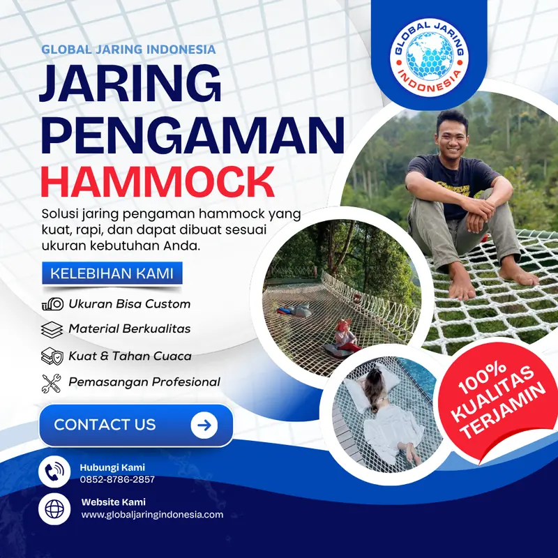 Jaring pengaman hammock